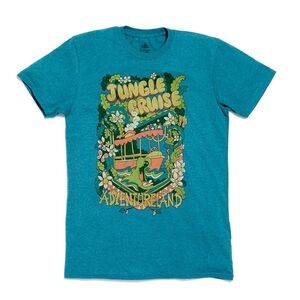 Disney Parks Jungle Cruise Graphic Tee Adventureland Blue Men’s/Women’s S
